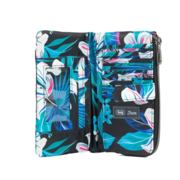 Lug Tram 2 RFID Wallet in Hibiscus Multi BNWT - Picture 3 of 7